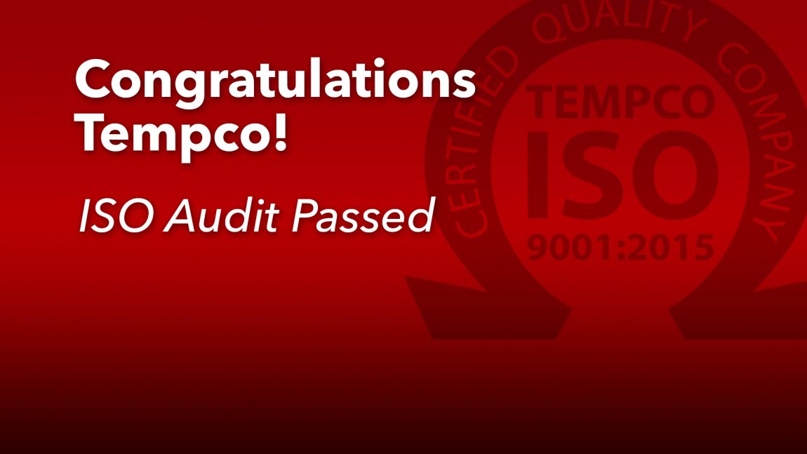 Tempco Earns ISO Recertification